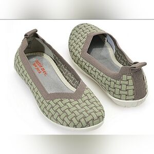 BERNIE MEV CATWALK WEAVE SLIP ON SHOES